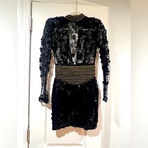 Zhivago black party dress
